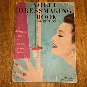 Vogue Dressmaker Book 12th Edition Copyright 1953 EUC Lot of 3